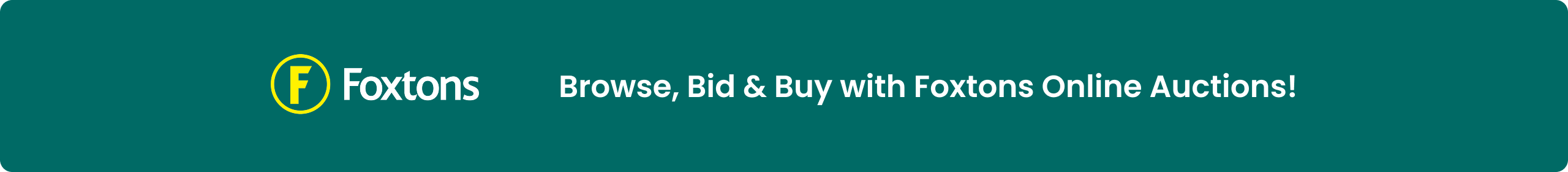 Listed with Foxtons